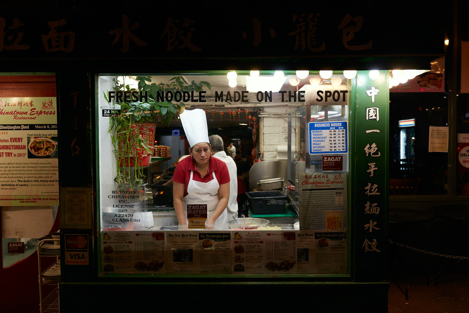 Woman Making Noodles